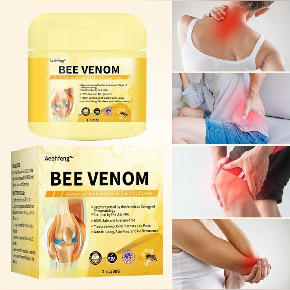 NIB ‘BEE VENOM’ Therapeutic Cream For Advanced Joint & Bone Therapy
